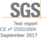 SGS Test Report — CE nº 1935/2004